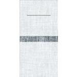 Moderne Mank Quadratische Serviettentaschen & Bestecktaschen aus Textil 75-teilig 