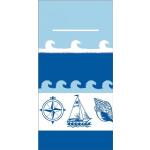 Blaue Maritime Mank Quadratische Servietten 75-teilig 