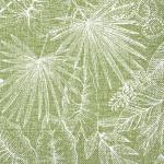 Olivgrüne Blumenmuster Moderne Mank Papierservietten 100-teilig 