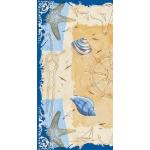 Blaue Maritime Mitteldecken aus Textil 20-teilig 