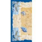 Blaue Maritime Mank Mitteldecken aus Textil 20-teilig 