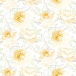Gelbe Blumenmuster Romantische Mank Mitteldecken aus Textil 20-teilig 