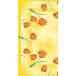 Gelbe Moderne Mank Mitteldecken mit Tulpenmotiv aus Textil 20-teilig 