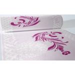 Violette Mank Tischbänder mit Blumenmotiv 