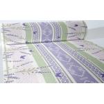 Lavendelfarbene Unifarbene Mank Tischbänder mit Insekten-Motiv 