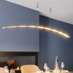 Reduzierte Graue Moderne Lindby LED-Pendelleuchten aus Glas höhenverstellbar 