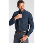 Reduzierte Blaue Langärmelige Man's World Kentkragen Herrenjeanshemden aus Spitze Größe S 