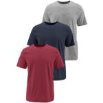 Marineblaue Melierte Man's World T-Shirts aus Jersey für Herren Größe XS 3-teilig 