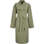 Olivgrüne JJXX Trenchcoats mit Gürtel für Damen Größe L für den für den Winter 