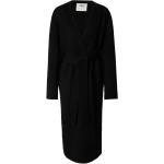 Reduzierte Schwarze Unifarbene Wollmäntel aus Wolle für Damen Größe M Große Größen 