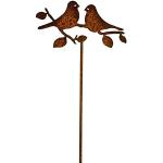 60 cm Deko-Vögel für den Garten mit Tiermotiv aus Edelrost 