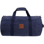 Marineblaue Fußballtaschen 24l mit Reißverschluss aus Baumwolle für Herren 