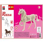 mara Pferde & Pferdestall 3D Puzzles mit Tiermotiv 