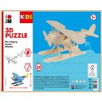 Marabu KiDS Wasserflugzeug 3D-Puzzle, 28 (bemalbar) Teile