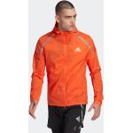 Orange adidas Marathon Herrensportjacken zum Laufsport 