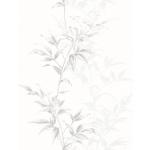 Graue Marburg Vliestapeten Blumen UV-beständig 