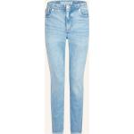 Blaue Marc Aurel Skinny Jeans mit Reißverschluss aus Baumwollmischung für Damen Größe L 