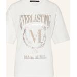 Weiße Marc Aurel T-Shirts Metallic aus Baumwolle für Damen Größe S 