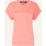 Lachsfarbene Marc Aurel T-Shirts aus Baumwollmischung für Damen Größe XS 