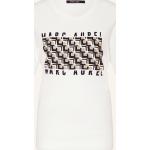 Weiße Marc Aurel T-Shirts aus Baumwollmischung für Damen Größe S 