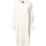 Weiße Bestickte Langärmelige Marc Cain Rundhals-Ausschnitt Bestickte Kleider für Damen 