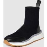 Dunkelgraue Unifarbene Marc Cain High Top Sneaker & Sneaker Boots aus Baumwolle für Damen Größe 40 