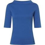 Blaue Langärmelige Marc Cain Collections T-Shirts für Damen Größe L 