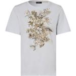 Reduzierte Hellblaue Marc Cain Collections Rundhals-Ausschnitt T-Shirts für Damen Größe S 