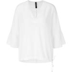Reduzierte Weiße Sportliche Marc Cain Tunika-Blusen aus Polyester für Damen Größe M 