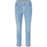 Blaue Vintage Marc Cain Bio Slim Fit Jeans aus Denim für Damen Größe S 