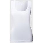 Reduzierte Weiße Marc Cain Basic-Shirts aus Baumwolle für Damen Größe XS 