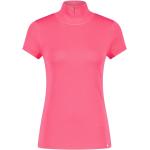 Pinke Marc Cain Rollkragen T-Shirts aus Baumwolle enganliegend für Damen Größe L 