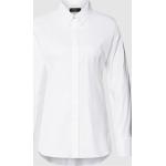 Weiße Unifarbene Marc Cain Collections Hemdblusen aus Baumwolle für Damen Größe XS für den für den Frühling 