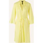 Gelbe Marc Cain V-Ausschnitt Kleider A-Linie aus Polyamid für Damen Größe S für den für den Sommer 