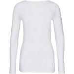 Weiße Langärmelige Marc Cain Transparente Blusen & durchsichtige Blusen durchsichtig für Damen Größe XL 
