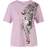 Reduzierte Bunte Animal-Print Marc Cain T-Shirts mit Leopard-Motiv aus Baumwolle für Damen Größe L 