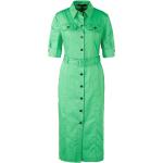 Grüne Kurzärmelige Marc Cain Shirtkleider mit Schnalle für Damen Größe L 