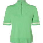 Grüne Kurzärmelige Marc Cain Sports Strickpullover aus Wolle für Damen Größe L 
