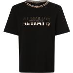 Schwarze Marc Cain Sports Rundhals-Ausschnitt T-Shirts für Damen Größe M 