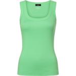 Grüne Casual Marc Cain Sports Rundhals-Ausschnitt Basic-Tops für Damen Größe L für den für den Sommer 