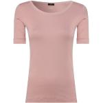 Altrosa Halblangärmelige Marc Cain Rundhals-Ausschnitt T-Shirts aus Baumwolle für Damen Größe L 