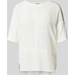 Offwhitefarbene Marc Cain T-Shirts aus Baumwolle für Damen Größe M 