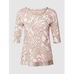 Marc Cain T-Shirt mit floralem Allover Muster Modell 'Collection B'