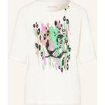 Animal-Print Marc Cain T-Shirts mit Pailletten aus Baumwolle für Damen Größe S 