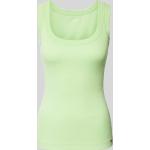 Neongrüne Marc Cain Tank-Tops aus Baumwolle für Damen Größe L für den für den Sommer 