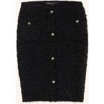 Schwarze Marc Cain Mini Röcke mit Knopfleiste mit Glitzer mit Knopf aus Polyamid für Damen Größe S 