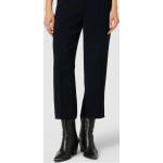 Marineblaue Unifarbene Marc Cain 7/8-Hosen mit Reißverschluss aus Polyester für Damen Größe S 