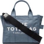 Blaue Marc Jacobs Tote Bags & Henkeltaschen mit Reißverschluss aus Canvas für Damen klein 