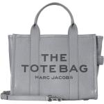 Graue Marc Jacobs Lederhandtaschen mit Reißverschluss für Damen Klein 
