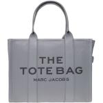 Graue Marc Jacobs Lederhandtaschen mit Reißverschluss aus Leder für Damen 